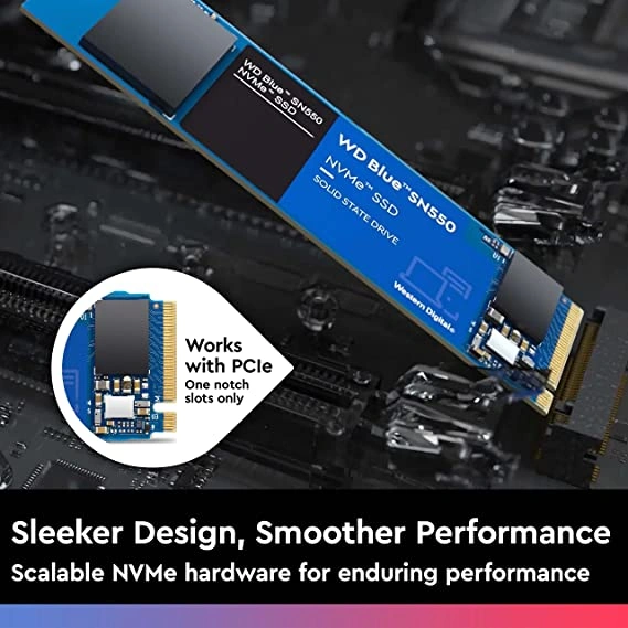 Wd Ssd NVMe Sn550 500gb Blue P4222-2