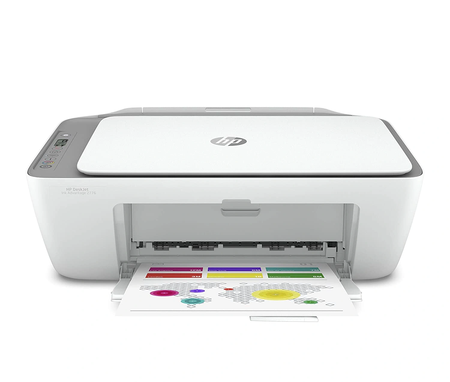 Hp Printer Dj Aio 2776 White P3877-P3877