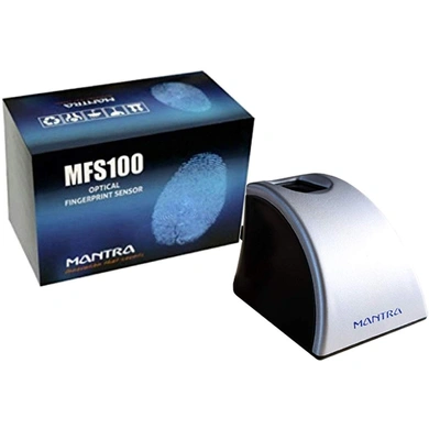 Mantra Fingerprint Scanner MFS 100 With Rd Service Grey P3415-P3415