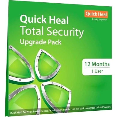 Quick Heal Upgrade Total Security Regular 1 User (1yr) TR1UP P1052-P1052