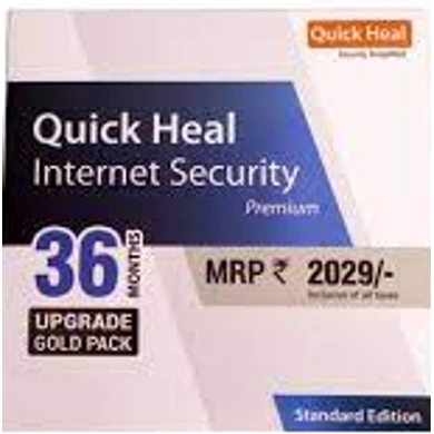 Quick Heal Upgrade Internet Security Standard 10 User (3yr) IS10UP P1041-P1041