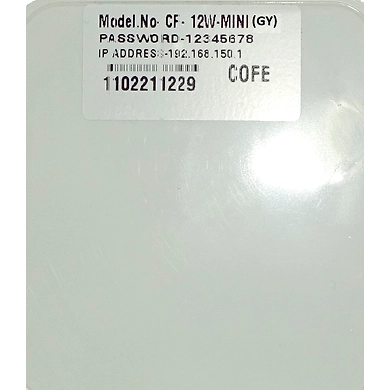 COFE 4G Router With Lan Cf-12W Mini White &amp; Grey 	P4345-1