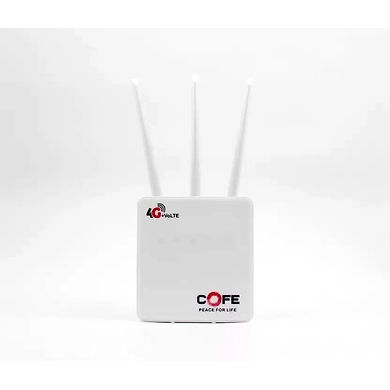 COFE 4G Router With Lan Cf-4GVL037 White P4137-1