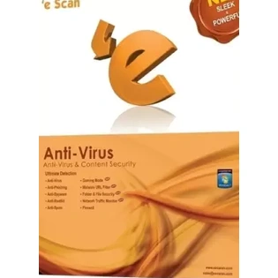Escan Anti Virus 3pc 1year White & Brown P4067