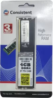 Consistent Ram DDr4 4gb Desktop 3y Green P4974-P4974