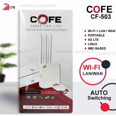 COFE 4G Router With Lan Cf-4G503 White P5064-P5064