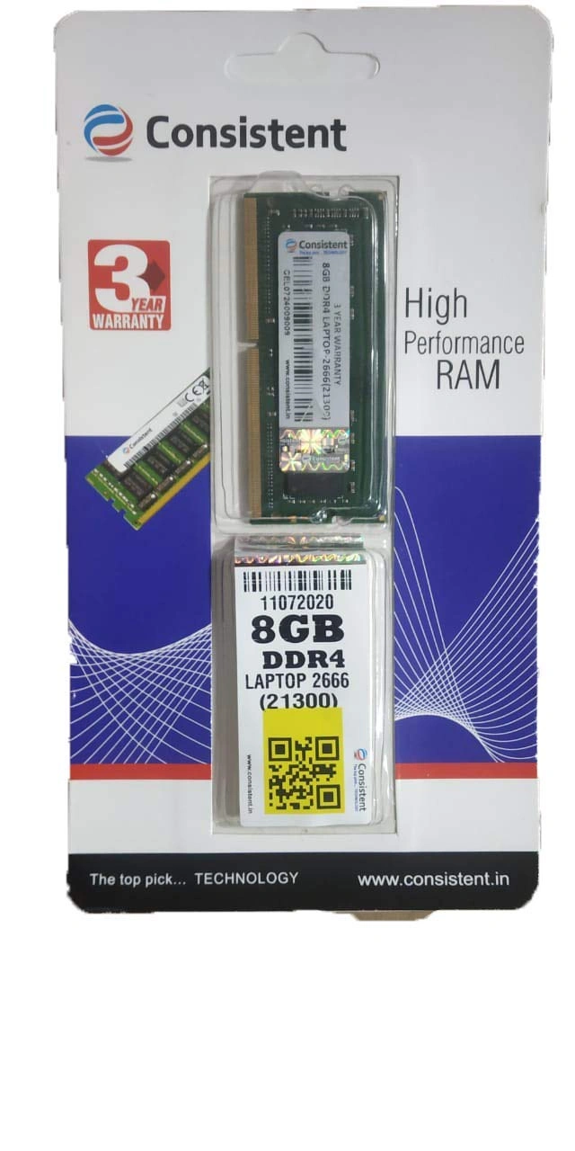 Consistent Ram 8GB DDR4 2666(21300) Green P5096-P5096