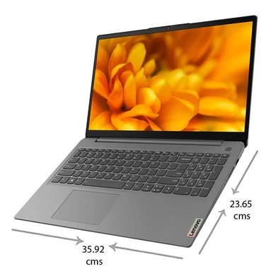 Lenovo Laptop Ideapad 3 CI3/10TH/8G.B/1T.B/15.6&quot;/WIN11+MSO/PLATINUM GREY/WITH BAG P10013-P10013
