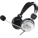 Enter Headphone With Mic Ego-TalkMate Black &amp; Silver P4997-1-sm