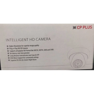 CP-Plus Cctv Camera 2.4MP Cosmic Bullet White P4512-1