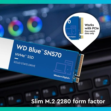 Wd Ssd NVMe 500gb Sn570 Blue P10135-3