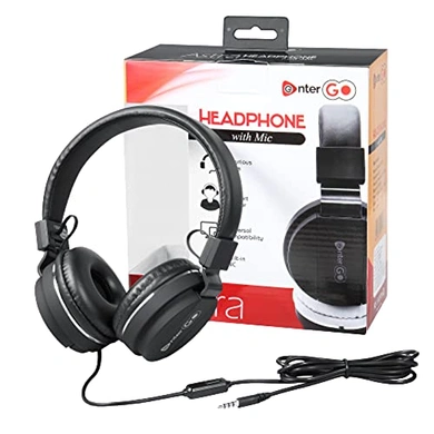 Enter Headphone With Mic EGO- Astra Black  P4268-P4268