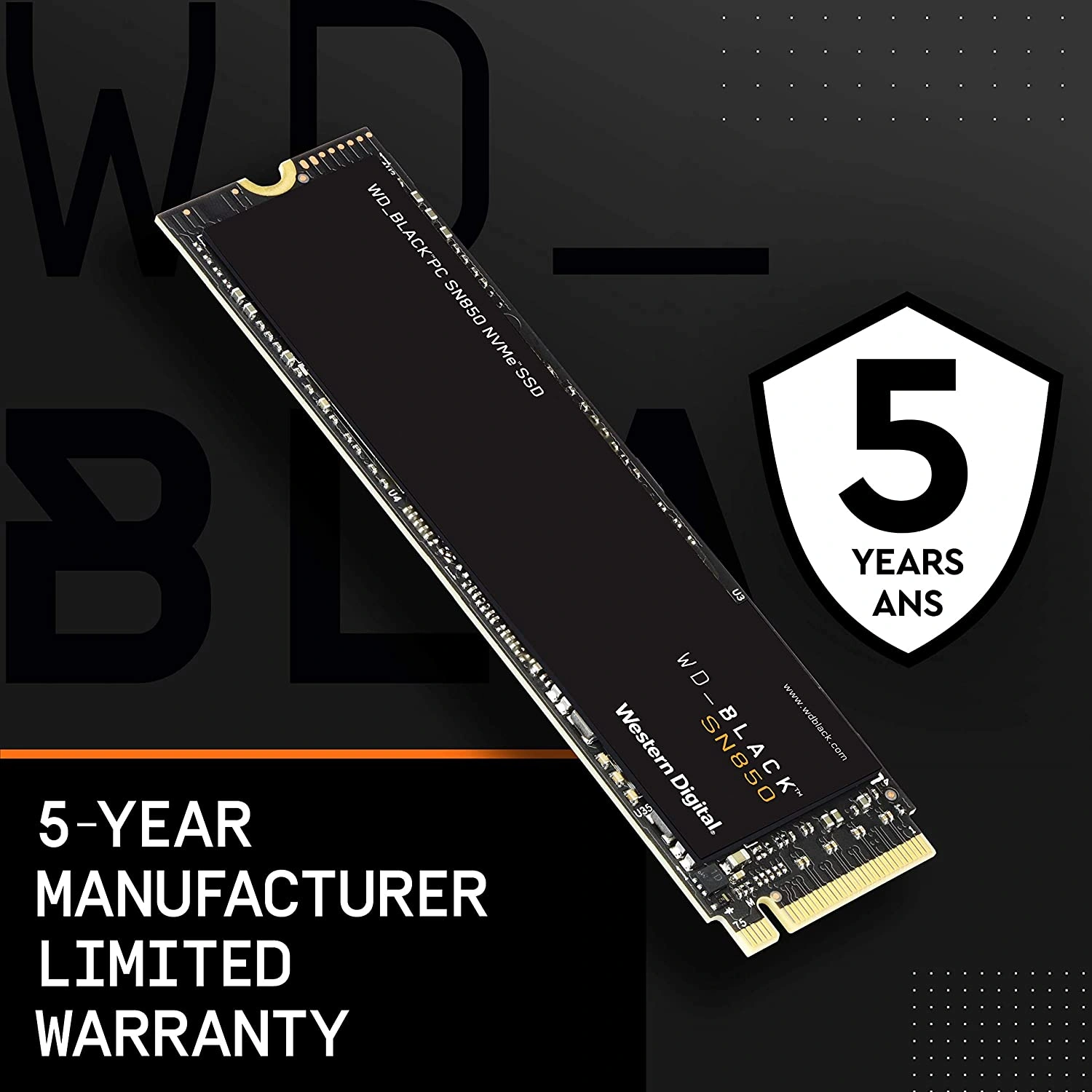 Wd Ssd NVMe Sn850 1tb Black P5148-2