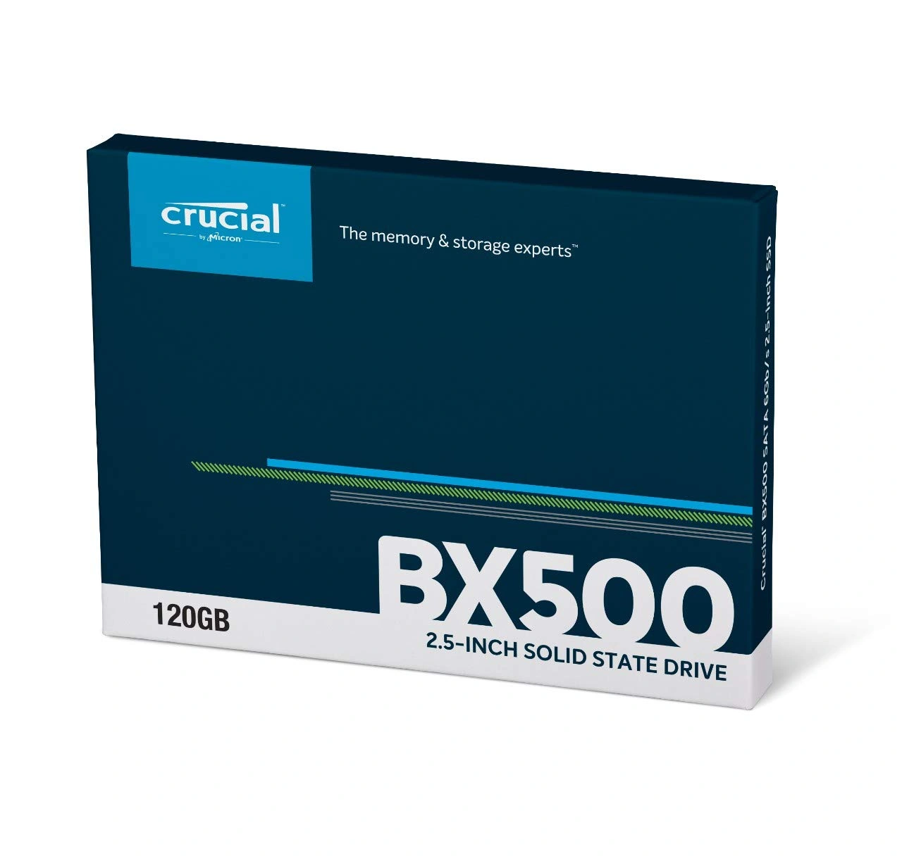 Crucial Ssd Internal Satta 120GB BX500 Black P3907-2