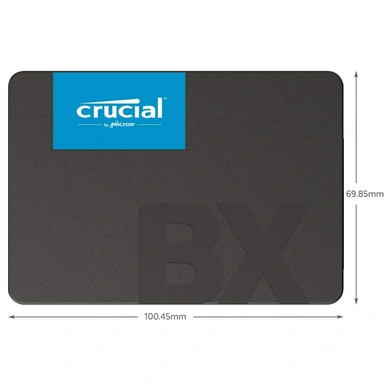 Crucial Ssd Internal Satta 120GB BX500 Black P3907-3