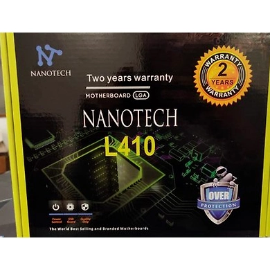 Nanotech Mother Board G41 DDR3 L410 Black P4139-P4139