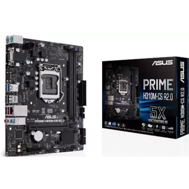 Asus Mother Board Prime H310M-CS R2.0 DDR4 Black P4611-P4611