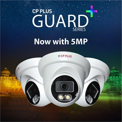 Cp Plus Cctv Dome Camera 2.4mp Guard Plus D24L2-S White P5152-2
