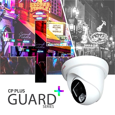 Cp Plus Cctv Dome Camera 2.4mp Guard Plus D24L2-S White P5152-1