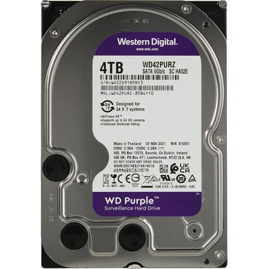 Wd Hard Disk Internal Satta 4 Tb Av Purple P264-P264