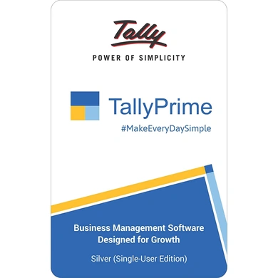 TallyPrime Silver (Single User Edition)-Tallyprime