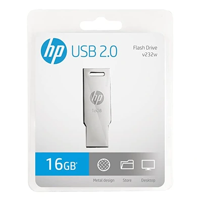 HP Usb 2.0 Flash Drive V232w Metal-16 GB-1