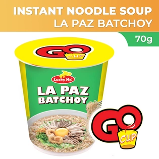 Lucky Me! Go Cup Instant Noodle Soup La Paz Batchoy 70g