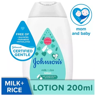 Johnson & Johnson Baby Lotion Milk+Rice 200ml
