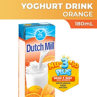 Dutch Mill Yoghurt Drink Orange Juice 180ml