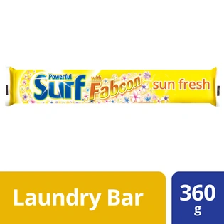 Surf Bar Detergent Sun Fresh 360g Long Bar