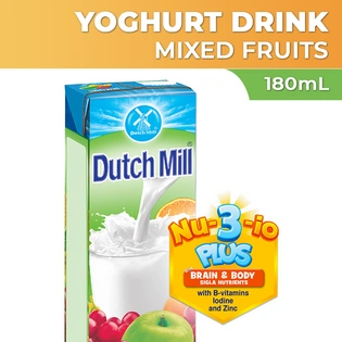 Dutch Mill Yoghurt Drink Mixed Fruits Juice 180ml