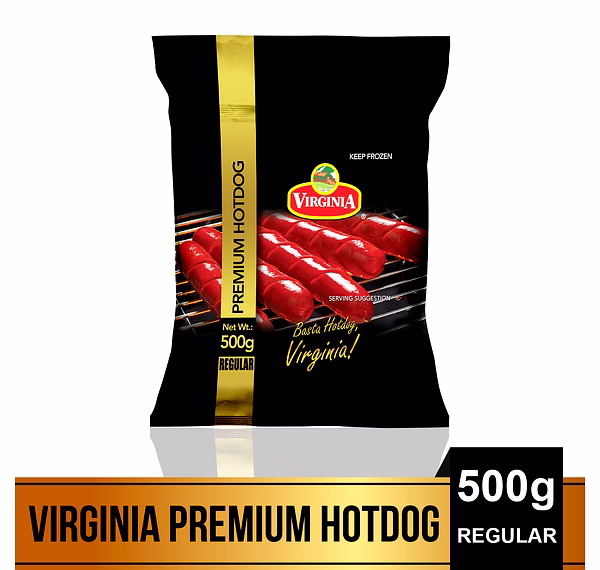 Virginia Premium Hotdog Regular 500g NCCC Online Store