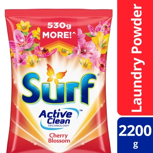 Surf Powder Detergent Cherry Blossom 2.2kg Pouch