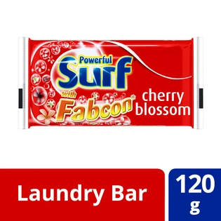 Surf Bar Detergent Cherry Blossom 120g Jumbo Cut