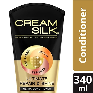 Creamsilk Ultra Conditioner Triple Keratin Rescue Ultimate Repair & Shine 340ml