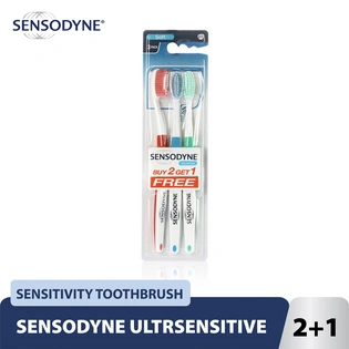 Buy 2+1 Sensodyne Toothbrush Sensitive Soft