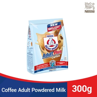 Bear Brand Adult Plus Powdered Milk Drink with Coffee 300g