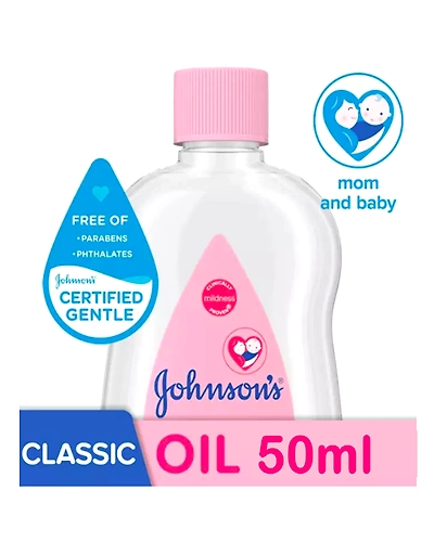 Johnson &amp; Johnson Baby Oil Regular 50ml-10013572