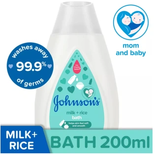 Johnson & Johnson Baby Wash Milk+Rice Bath 200ml