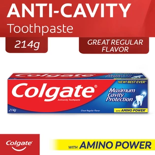 Colgate Flouride Toothpaste Great Regular Flavor 214g
