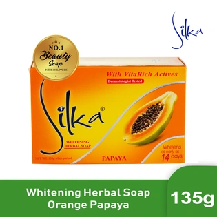 Silka Whitening Herbal Soap Papaya 135g
