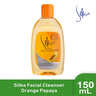 Silka Facial Cleanser Papaya For Skin Whitening 150ml