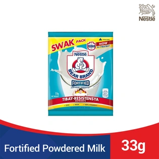 Bear Brand Fortified Powdered Milk Drink with Iron 33g