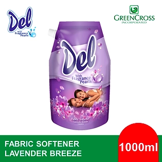 Del Fabric Softener Lavender Breeze Stand-Up Pouch 1L