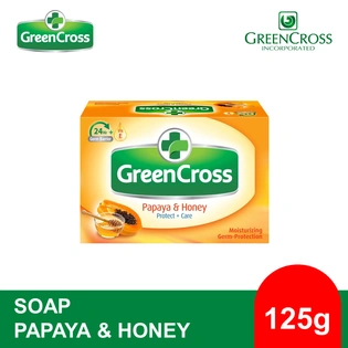Green Cross Soap Germ Protection Papaya & Honey 125g