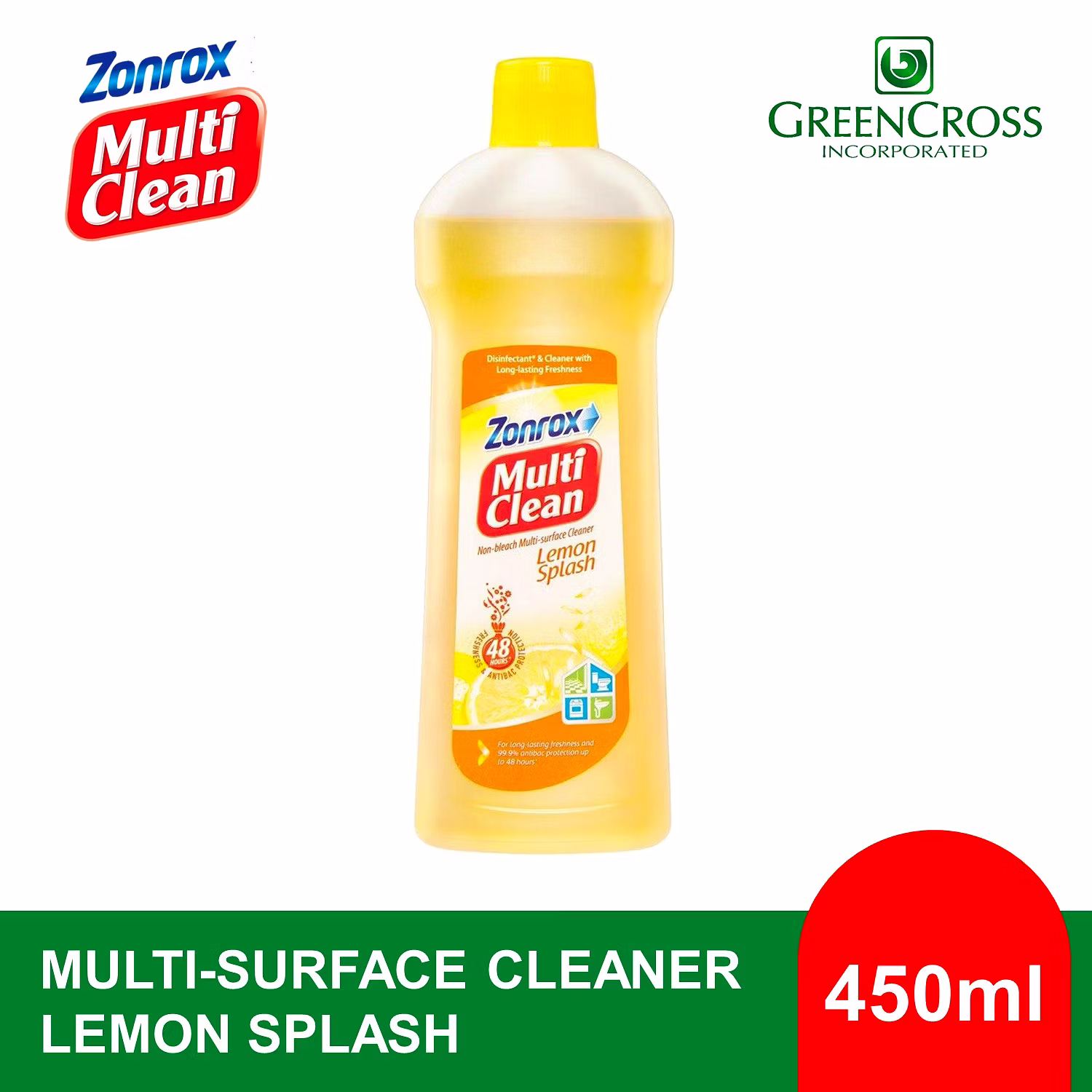 Zonrox Multi Clean Lemon Splash 450ml NCCC Online Store