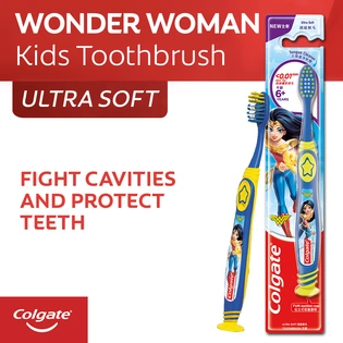 Colgate Toothbrush Smiles Wonder Woman 5+ Kids