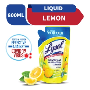 Lysol Disinfectant Multi-Action Cleaner Lemon Refill 800ml