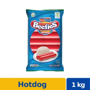 Purefoods Beefies Hotdog Regular 1kg