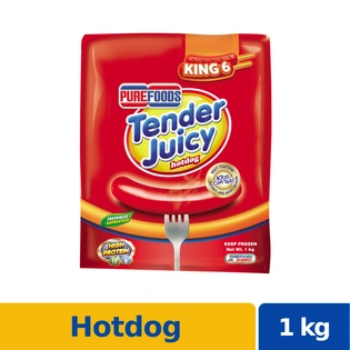 Tender Juicy Hotdog Kingsize 1kg
